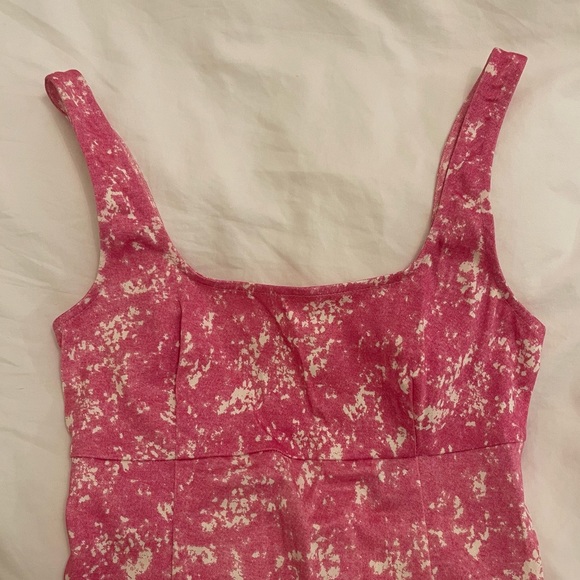 Low Back Pink Mini Dress - Picture 3 of 8